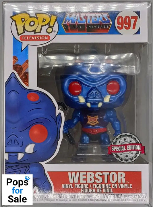 #997 Webstor - Metallic - Masters of the Universe Funko POP