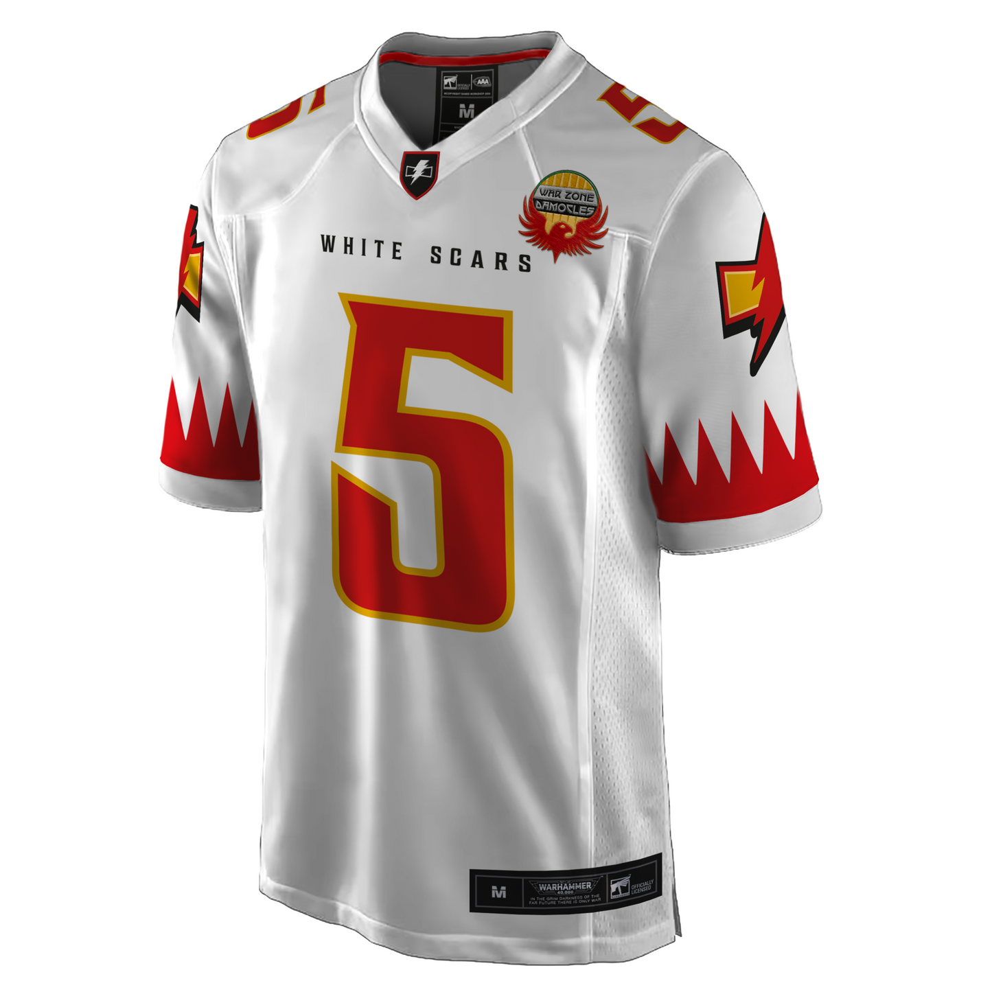 Warhammer 40,000: White Scar Sports Jersey Shirt (Size: XXXL)