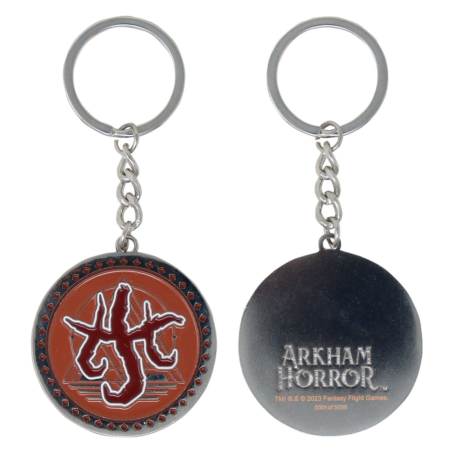 Arkham Horror Spread Doom Kerying Key Ring