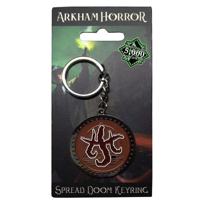 Arkham Horror Spread Doom Kerying Key Ring