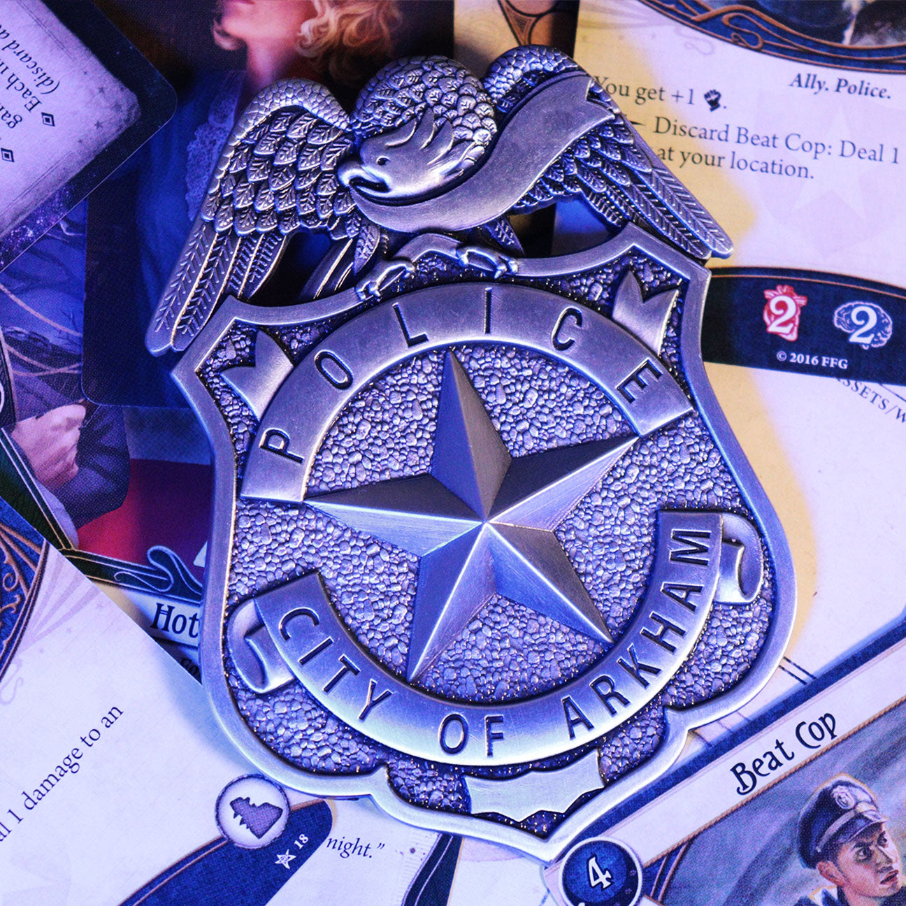 Arkham Horror Limited Edition Replica Police Badge Replica