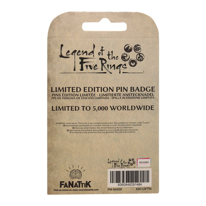 Legend of the Five Rings Limited Edition Yoritomo Pin Badge Pin Badge