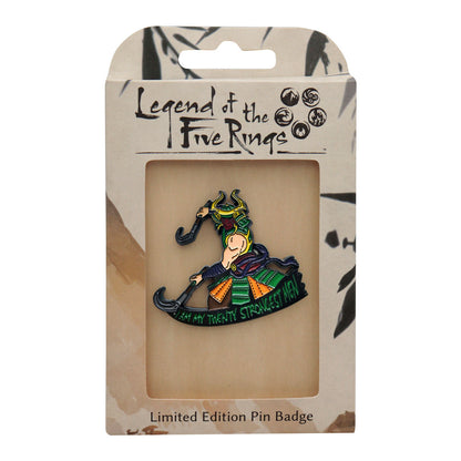 Legend of the Five Rings Limited Edition Yoritomo Pin Badge Pin Badge