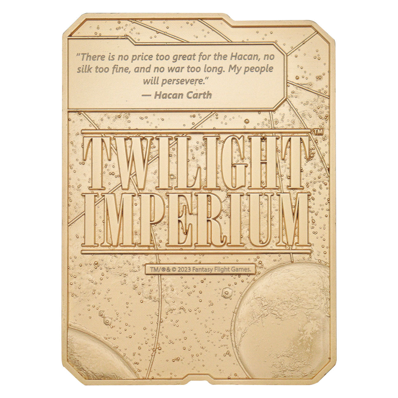 Twilight Imperium Limited Edition The Emirates of Hacan Ingot Ingot