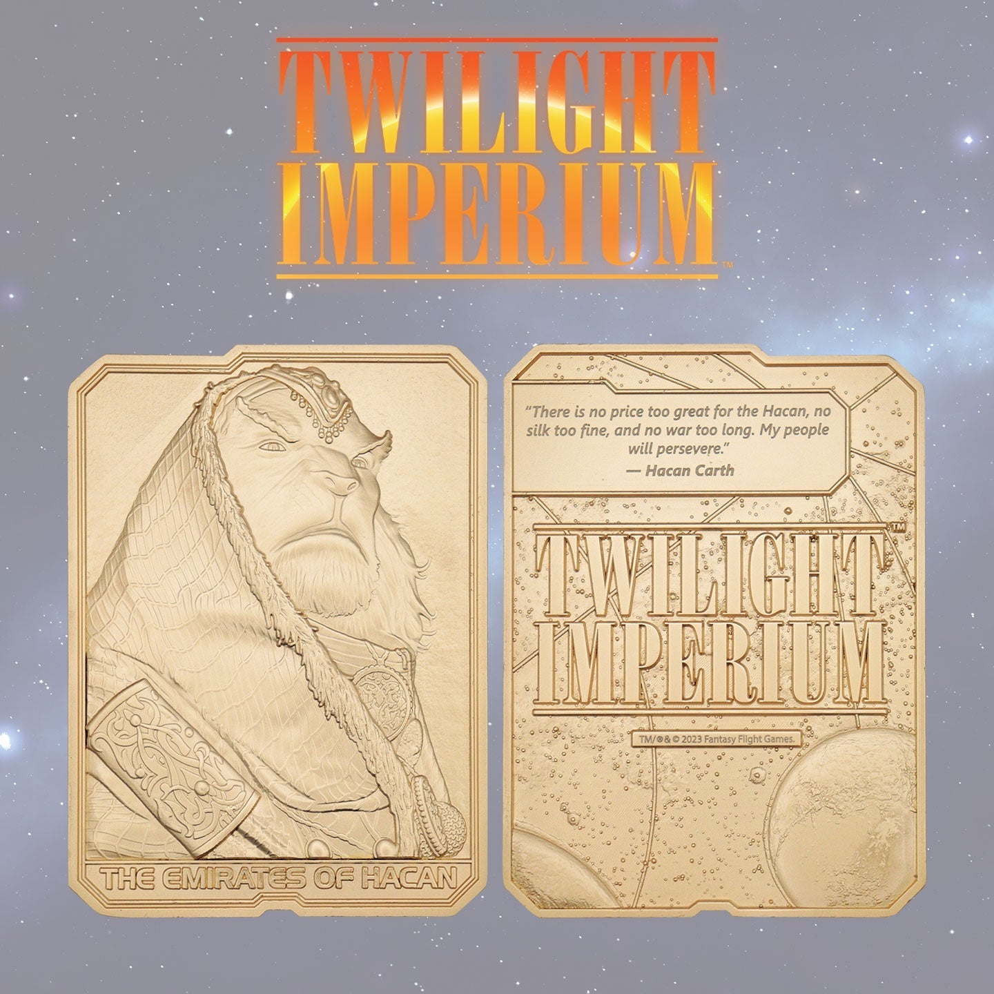 Twilight Imperium Limited Edition The Emirates of Hacan Ingot Ingot