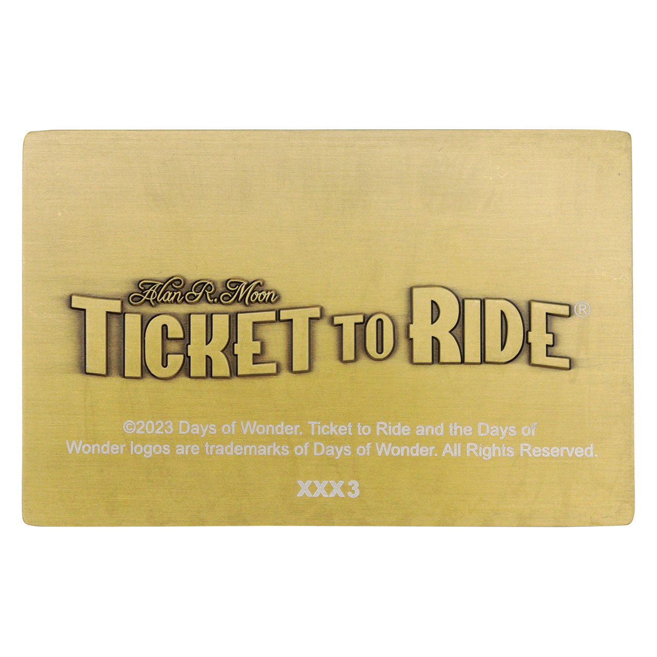 Ticket to Ride Trans America Express Ingot Ingot