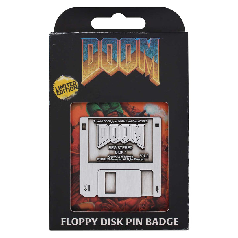 Doom Floppy Disk Pin Badge Pin Badge