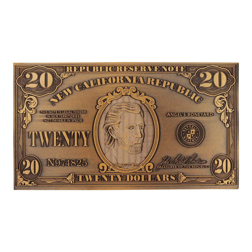 Fallout New Vegas Replica NCR $20 Bill Replica