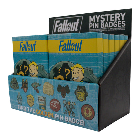 Fallout Mystery Pin Badge CDU Containing 12 Blind Boxes Mystery Pins (CDU of 12 Pins)