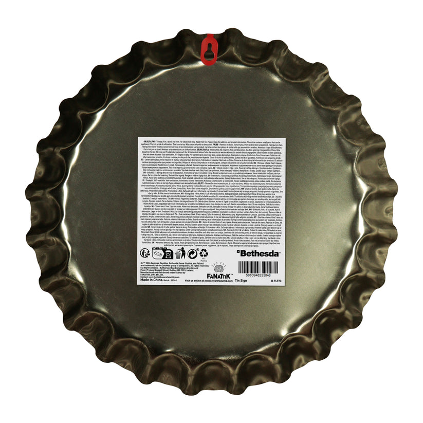 Fallout Nuka-Cola Bottle Cap Tin Sign Tin Sign