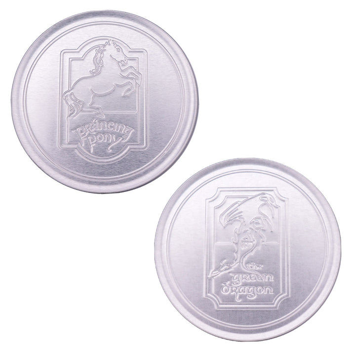 The Lord of the Rings Set of 4 Embossed Metal Coasters Coasters