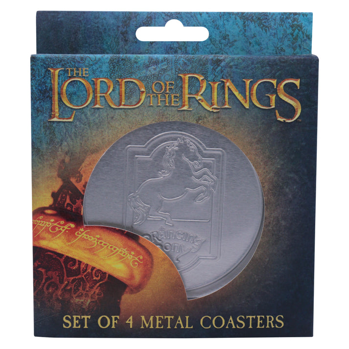 The Lord of the Rings Set of 4 Embossed Metal Coasters Coasters