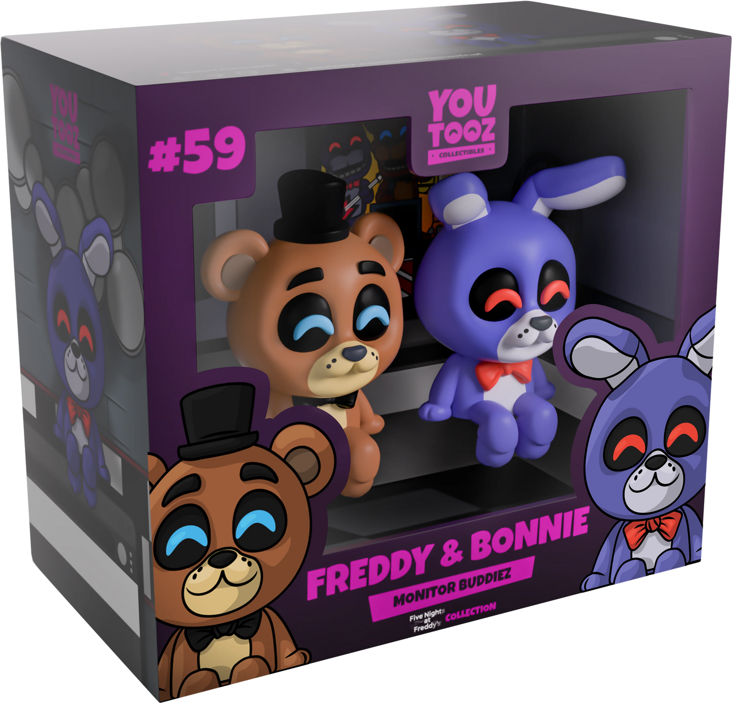 YouTooz Five Nights at Freddy`s: Freddy & Bonnie Monitor Buddiez Action Figure