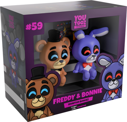 YouTooz Five Nights at Freddy`s: Freddy & Bonnie Monitor Buddiez Action Figure