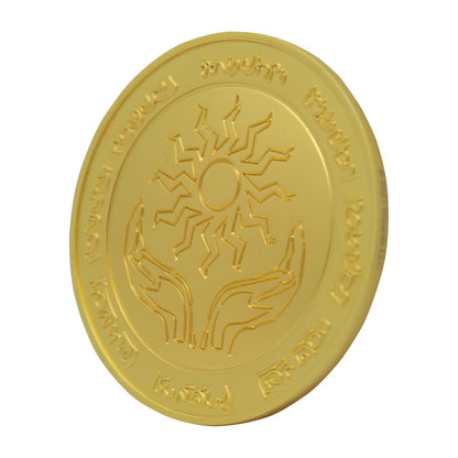Dungeons & Dragons 24k Gold Plated Amulet of Health Medallion Medallion