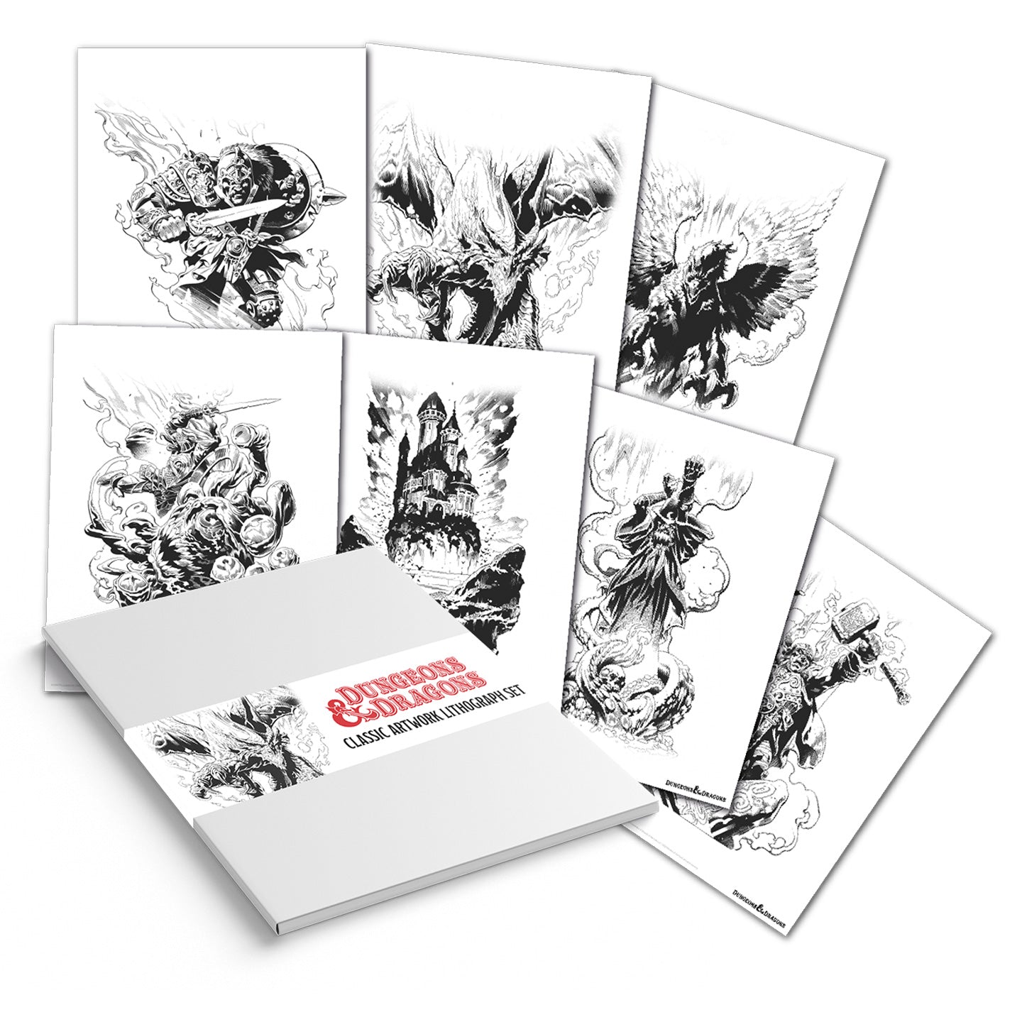Dungeons & Dragons Limited Edition Lithograph Set Lithograph Set