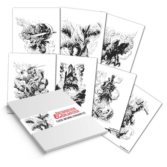 Dungeons & Dragons Limited Edition Lithograph Set Lithograph Set