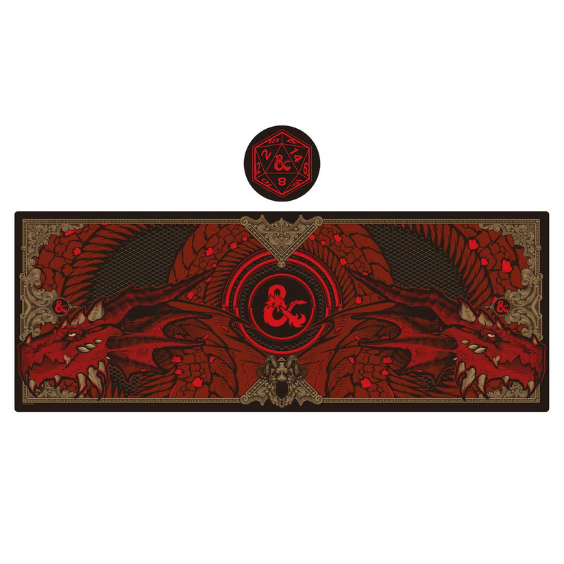 Dungeons & Dragons Desk Pad & Coaster Set Desk Pad