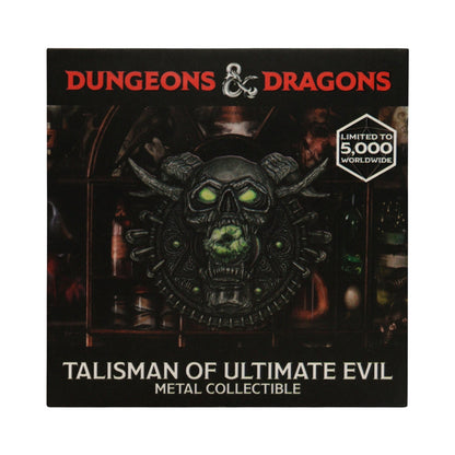 Dungeons & Dragons Limited Edition Talisman of Ultimate Evil Medallion and Art Card Medallion