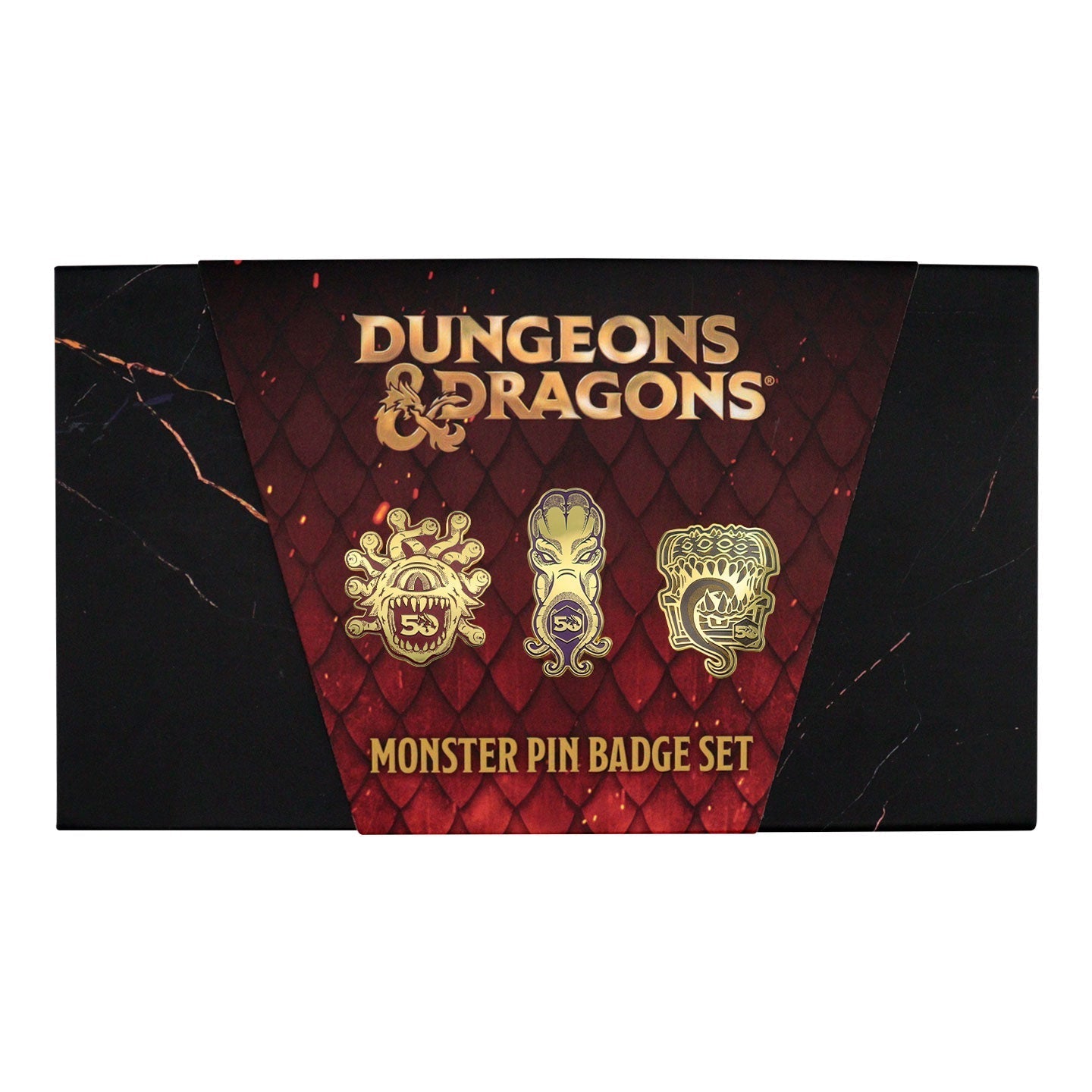 Dungeons & Dragons 50th Anniversary Set of 3 Pin Badges