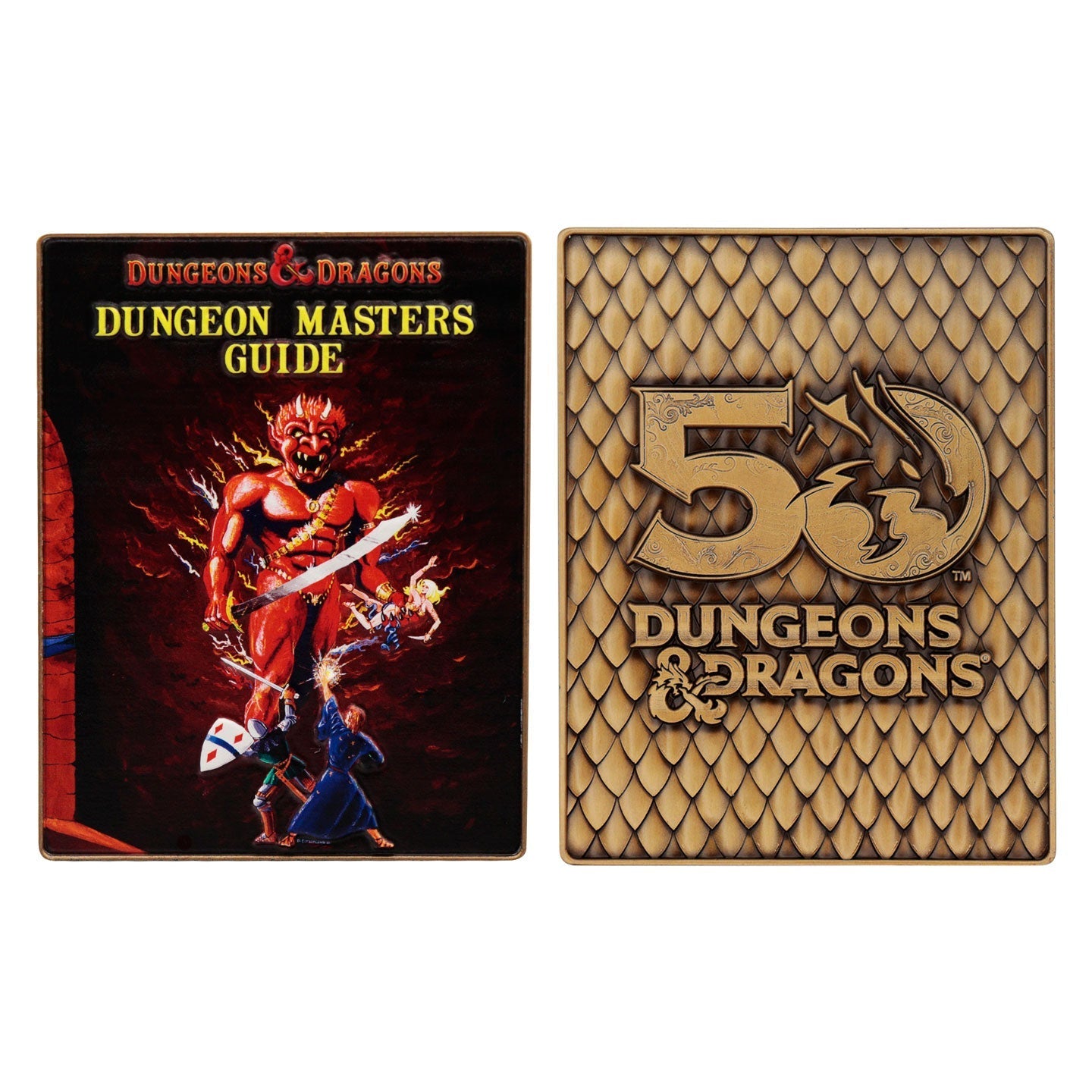 Dungeons & Dragons 50th Anniversary 1st Edition Book Cover Ingot Set Ingot set