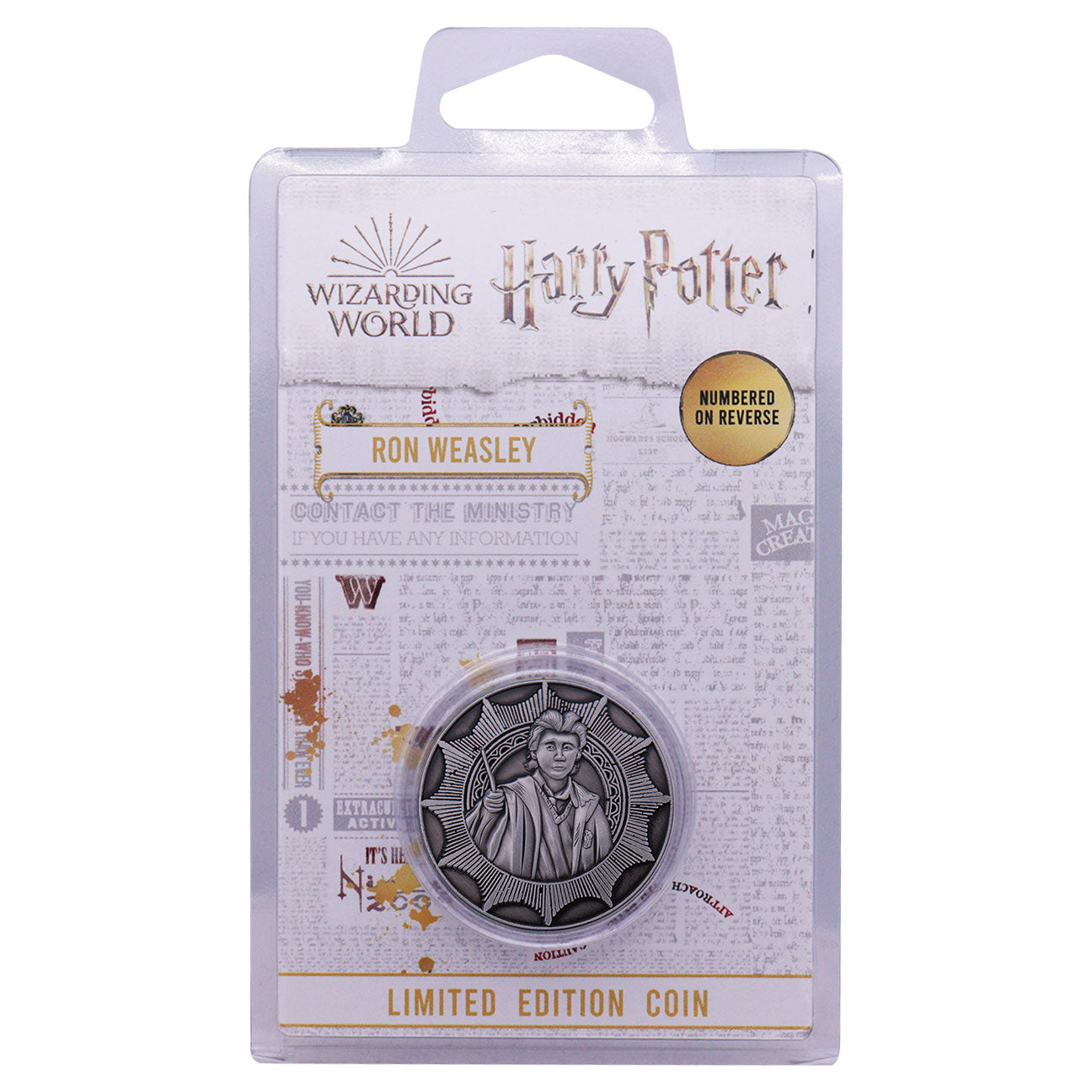Harry Potter Limited Edition Ron Weasley Collectible Coin Coin