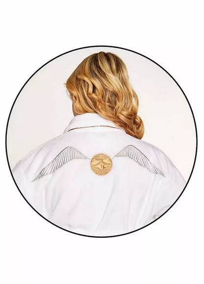 Harry Potter: Golden Snitch Ladies Fleece Hoodless Robe
