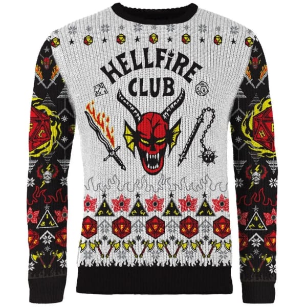 Stranger Things: Hellfire Club Christmas Jumper (Size M)