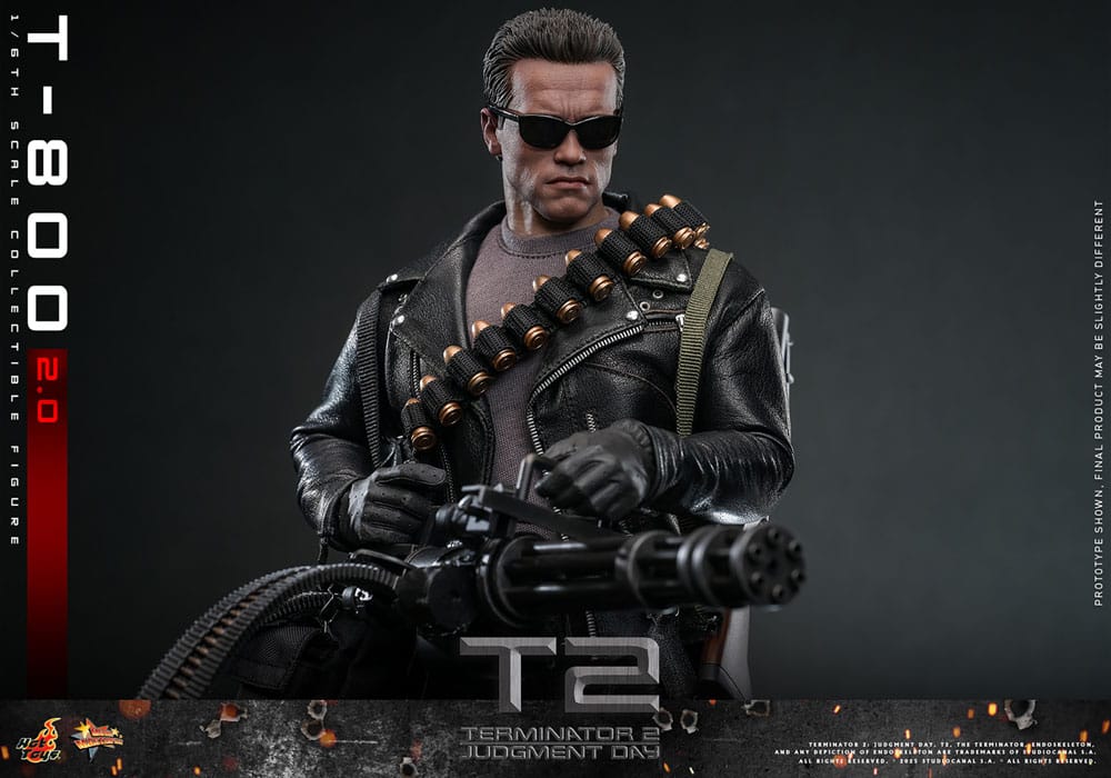 Hot Toys Terminator 2 Movie Masterpiece Action Figure 1/6 T-800 2.0 32 cm PRESALE