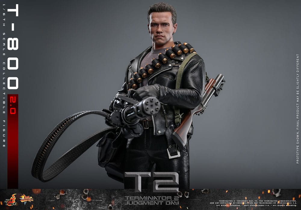 Hot Toys Terminator 2 Movie Masterpiece Action Figure 1/6 T-800 2.0 32 cm PRESALE