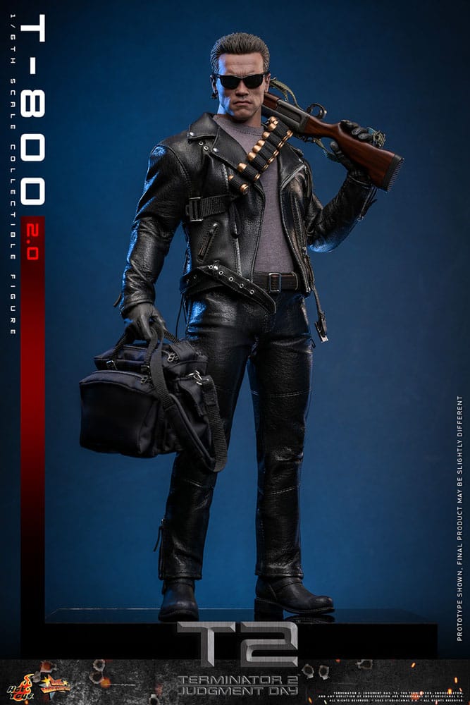 Hot Toys Terminator 2 Movie Masterpiece Action Figure 1/6 T-800 2.0 32 cm PRESALE