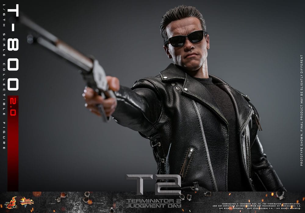 Hot Toys Terminator 2 Movie Masterpiece Action Figure 1/6 T-800 2.0 32 cm PRESALE