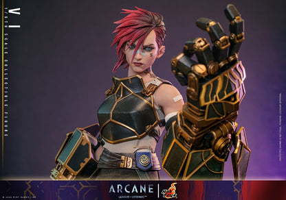 Hot Toys 1/6 Vi Figure 28 Cm Figurine - Arcane League Of Legends Presale