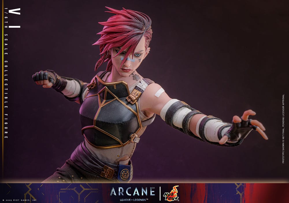 Hot Toys 1/6 Vi Figure 28 Cm Figurine - Arcane League Of Legends Presale