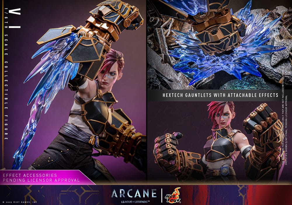 Hot Toys 1/6 Vi Figure 28 Cm Figurine - Arcane League Of Legends Presale