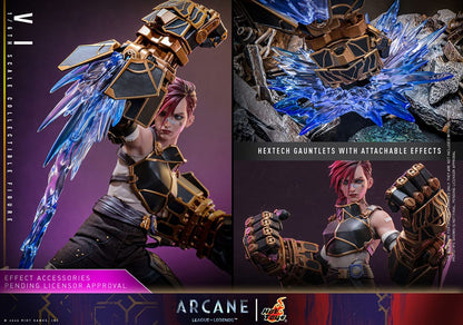 Hot Toys 1/6 Vi Figure 28 Cm Figurine - Arcane League Of Legends Presale
