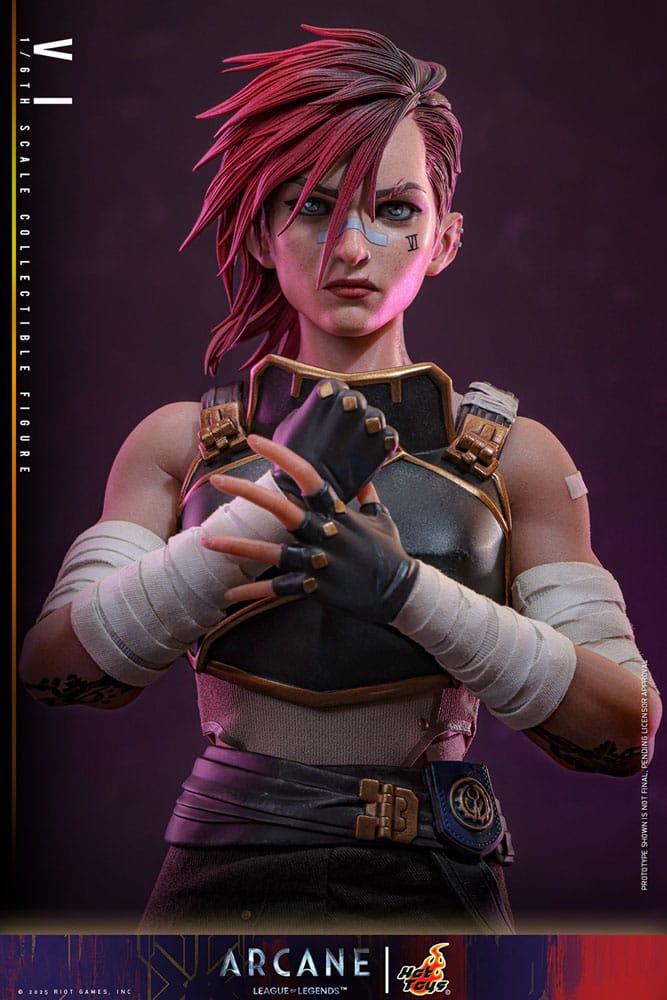 Hot Toys 1/6 Vi Figure 28 Cm Figurine - Arcane League Of Legends Presale