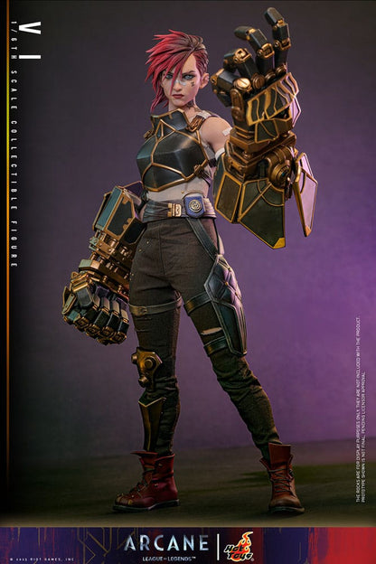 Hot Toys 1/6 Vi Figure 28 Cm Figurine - Arcane League Of Legends Presale
