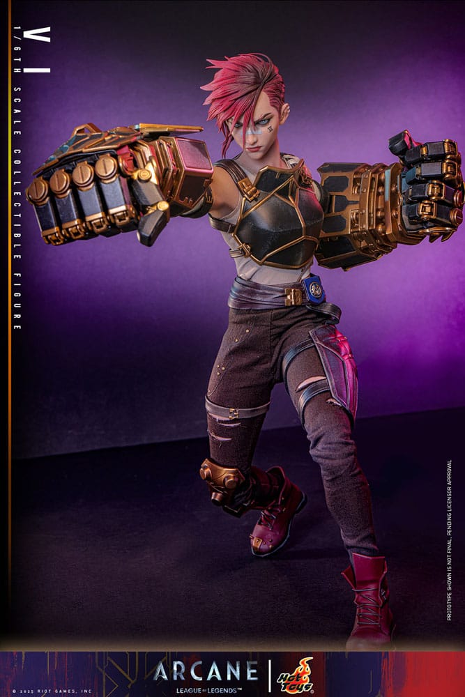 Hot Toys 1/6 Vi Figure 28 Cm Figurine - Arcane League Of Legends Presale