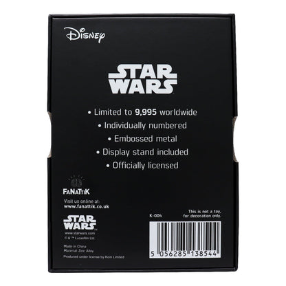Star Wars Limited Edition Darth Vader Ingot Ingot