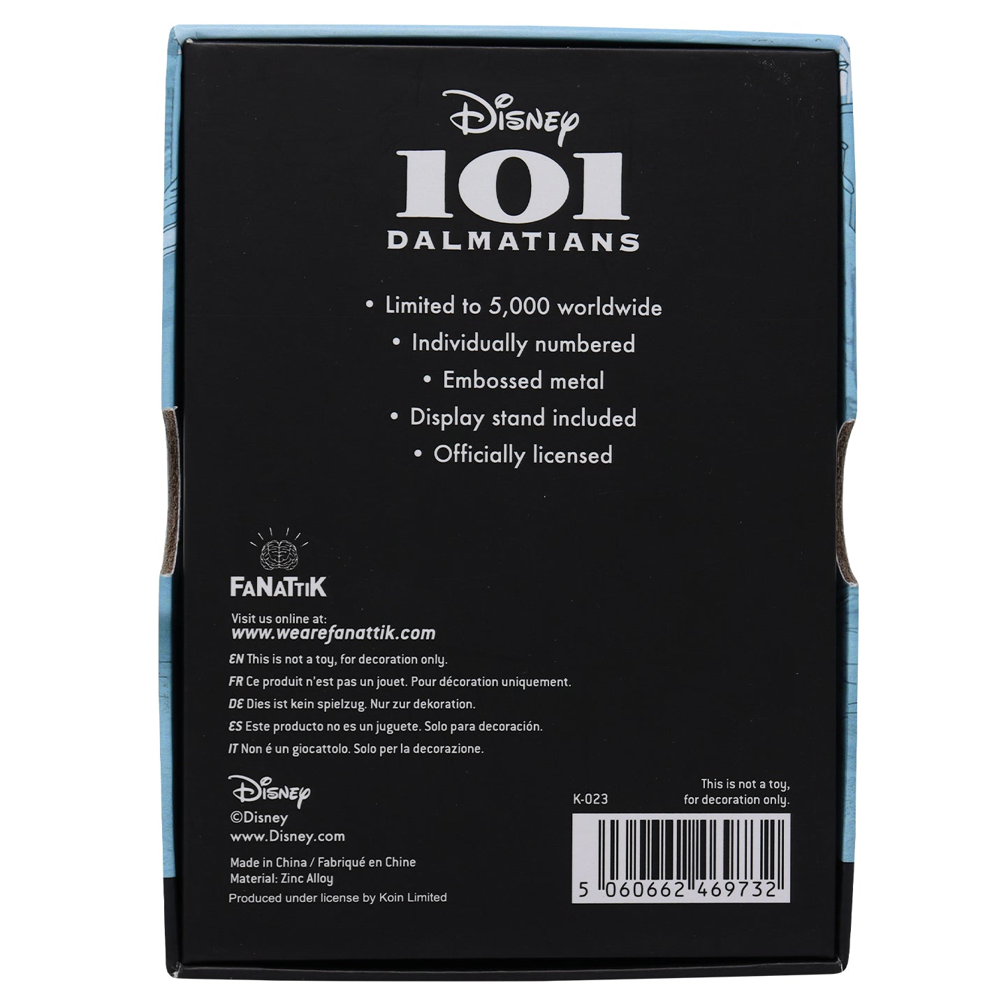 Disney Limited Edition 101 Dalmatians Ingot Ingot