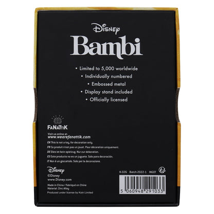 Disney Limited Edition Bambi Ingot Ingot
