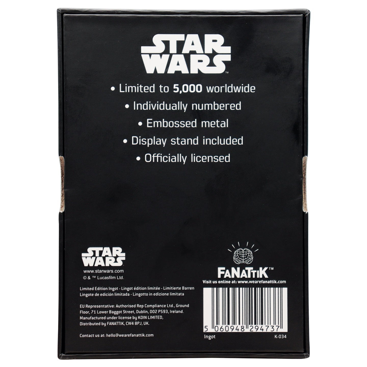 Star Wars Lando Calrissian Ingot Ingot