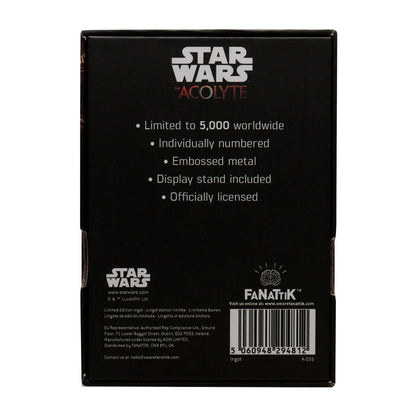 Star Wars The Acolyte Limited Edition ingot Ingot