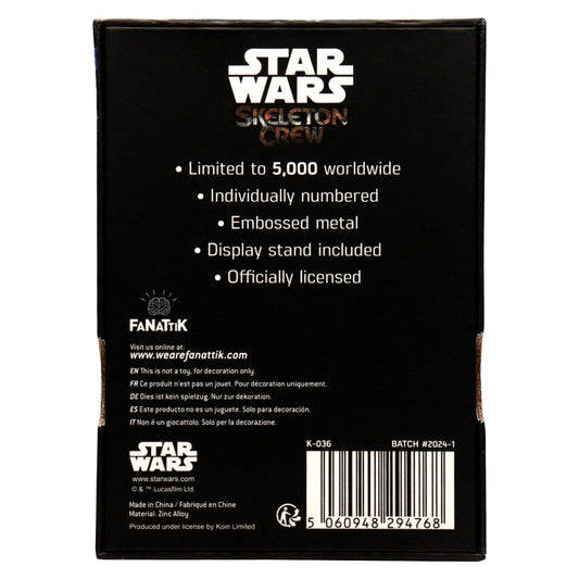 Star Wars Limited Edition Skeleton Crew Ingot Ingot