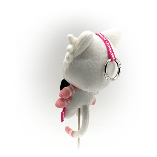 Youtooz - Kitty Angel Dust (5in Plush) - Hazbin Hotel - Keychain