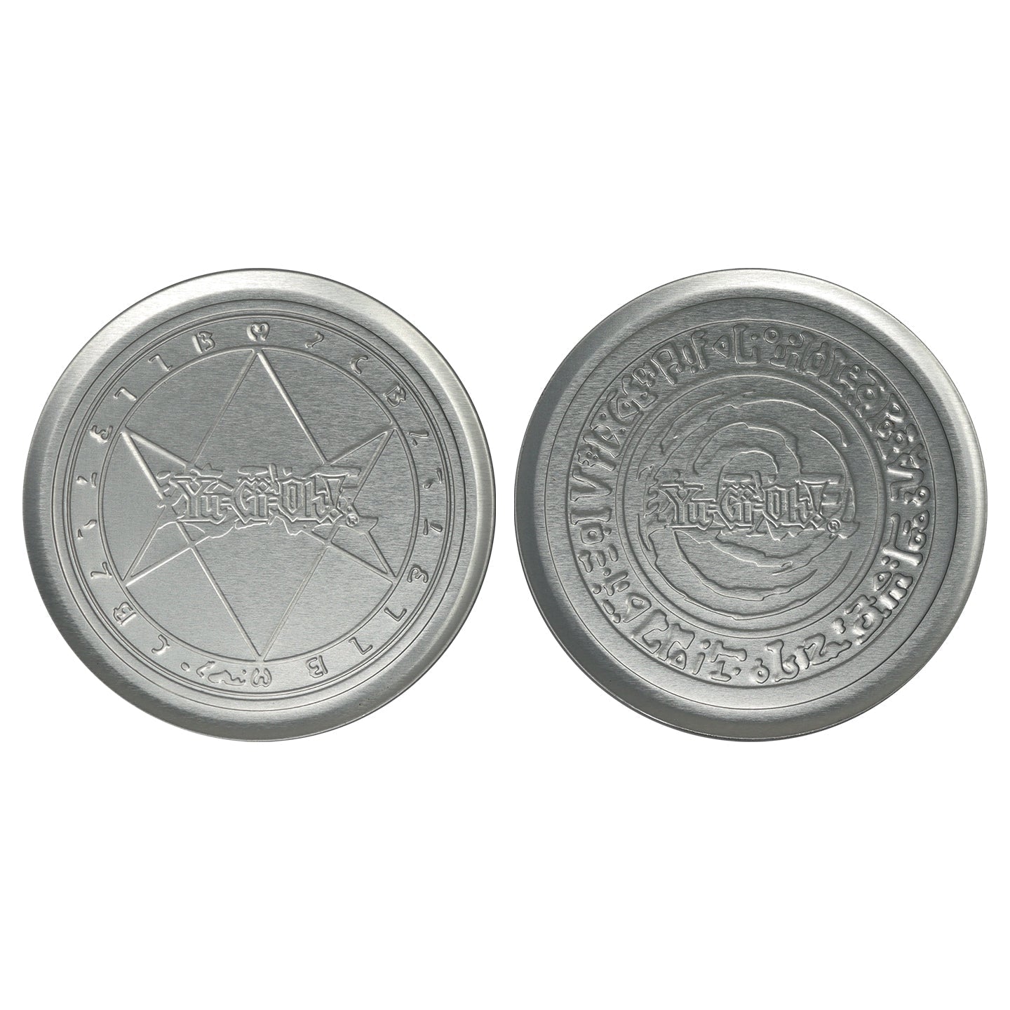 Yu-Gi-Oh! Set of 4 Embossed Metal Coasters Coasters