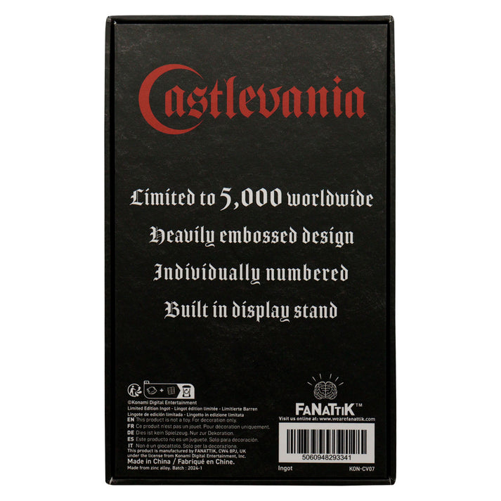 Castlevania Alucard Shield Limited Edition Ingot Ingot