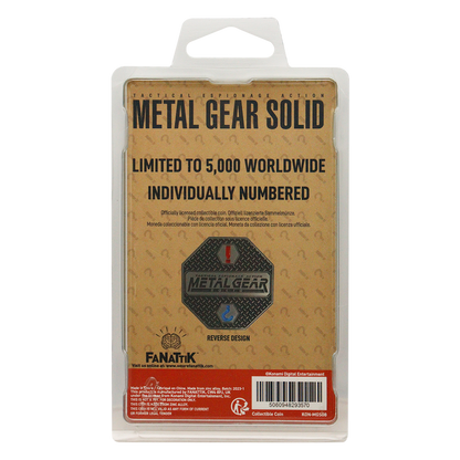 Metal Gear Solid Limited Edition ’Solid Snake’ Collectible Coin Coin