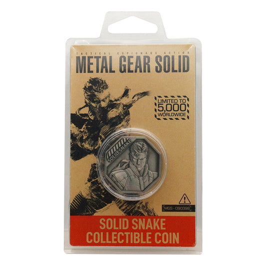 Metal Gear Solid Limited Edition ’Solid Snake’ Collectible Coin Coin
